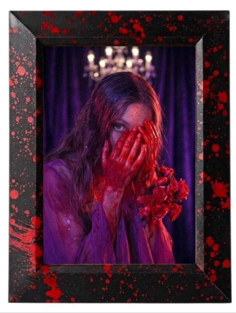 Vintage horror Carrie slasher movie thriller scary creepy paranormal vintage Art